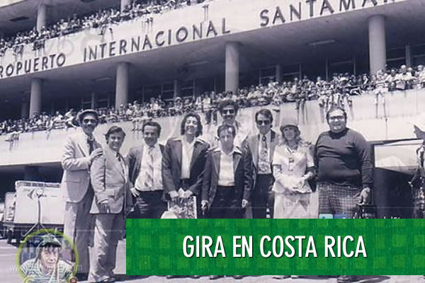 Chespirito y su elenco en Costa Rica