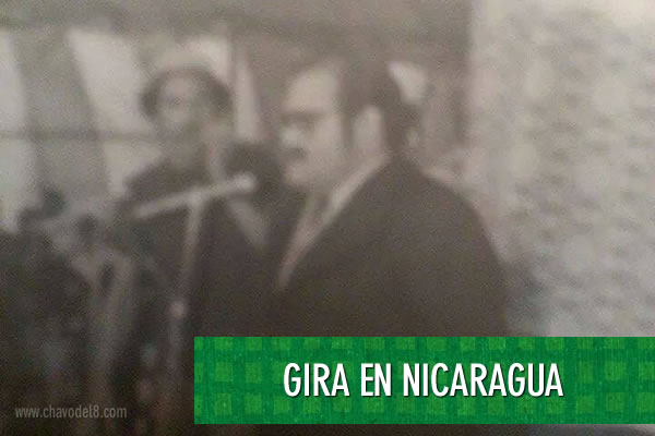 Chespirito y su elenco en Nicaragua