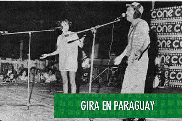 Chespirito y su elenco en Paraguay