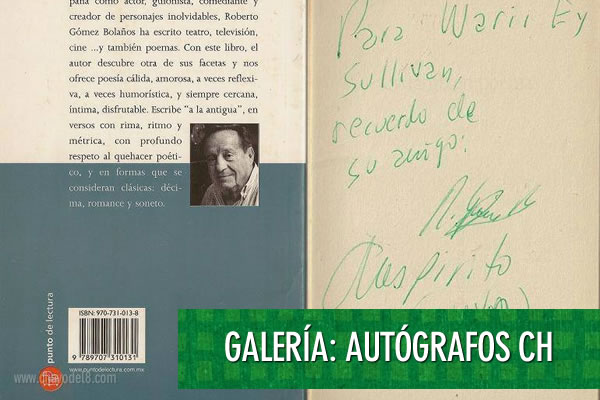 Los autografos de la Vecindad CH