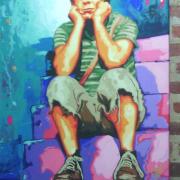 Pintura del Chavo del 8