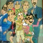 Dibujo de la Vecindad del Chavo del 8