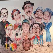 Dibujo de la Vecindad del Chavo