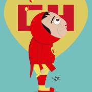 Ilustración del Chapulín Colorado