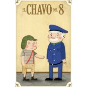 Ilustración de la Vecindad del Chavo