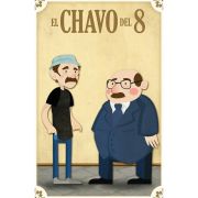 Ilustración de la Vecindad del Chavo