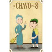 Ilustración de la Vecindad del Chavo