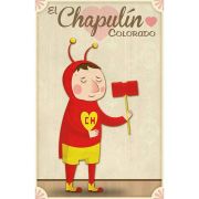 Ilustración del Chapulín Colorado