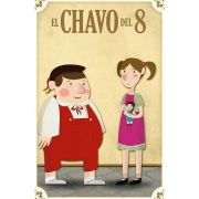 Ilustración de la Vecindad del Chavo