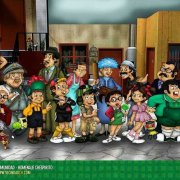 Ilustración de la Vecindad del Chavo