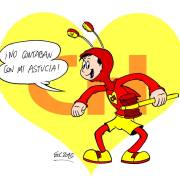 Ilustración del Chapulín Colorado