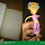 Autógrafo de Chespirito y Florinda