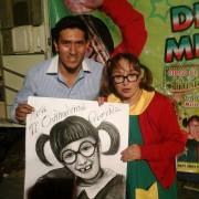 Hernan Rivera con María Antonieta