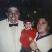 Fer Castro con Rubén Aguirre