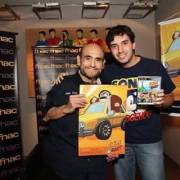 Evandro Pereira con Edgar Vivar