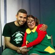 Denis W. Queiroz con Maria Antonieta de las Nieves