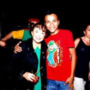Adrian Diaz con Maria Antonieta de las Nieves