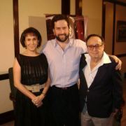 Chileno con Chespirito y Florinda Meza