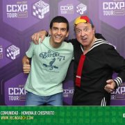 João Batista con Carlos Villagrán