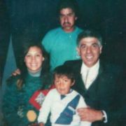 Harim Orozco con Rubén Aguirre
