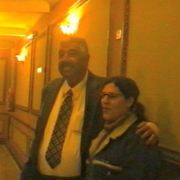 Mariela Bernardet con Rubén Aguirre