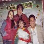 Carlos Ernesto Morante, su familia y la Chilindrina