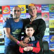 Ruben Ramirez con Carlos Villagrán