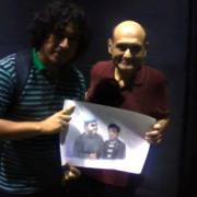Franz Montoya Fuchs con Edgar Vivar