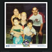 Familia Escobedo Mendoza con Carlos Villagrán