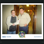 Mario Herrera Casares con Chespirito