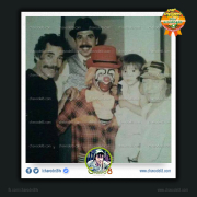 Laura Garcia con don Ramón, Rubén Aguirre y Chespirito