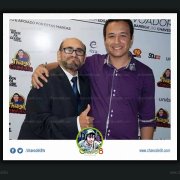Robson Moreira con Edgar Vivar