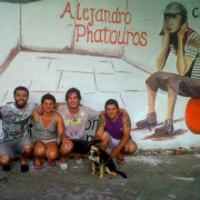 Mural en homenaje al Chavo en Argentina