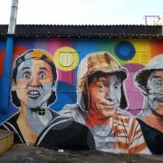Mural en homenaje a Chespirito