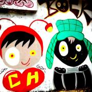 Mural en homenaje al Chavo y al Chapulín