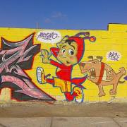 Mural en homenaje al Chapulín Colorado