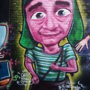 Mural del Chavo en Santa Fe, Argentina