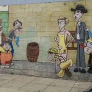 Mural en homenaje a la Vecindad del Chavo