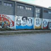 Mural en homenaje a la Vecindad del Chavo