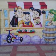 Mural en homenaje a Chespirito