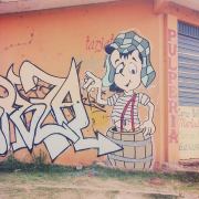 Mural en homenaje al Chavo