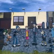Mural en homenaje a la Vecindad