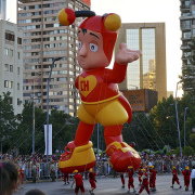 El Chapulín en el Paris Parade 2014 (Chile)